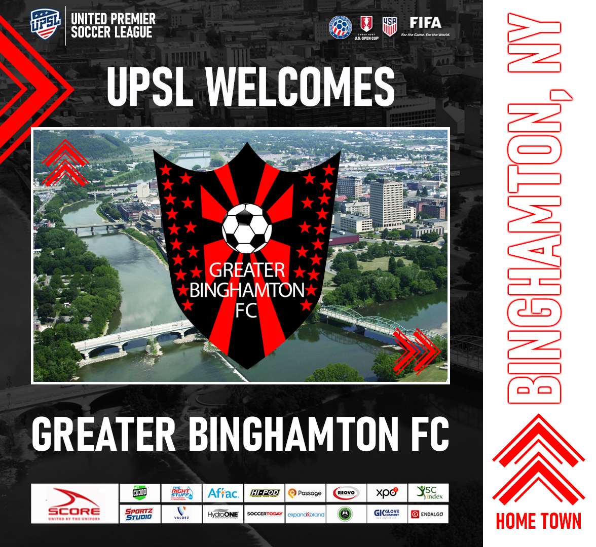 UPSL Announces New York Expansion with Greater Binghamton FC Astoria Knights FC